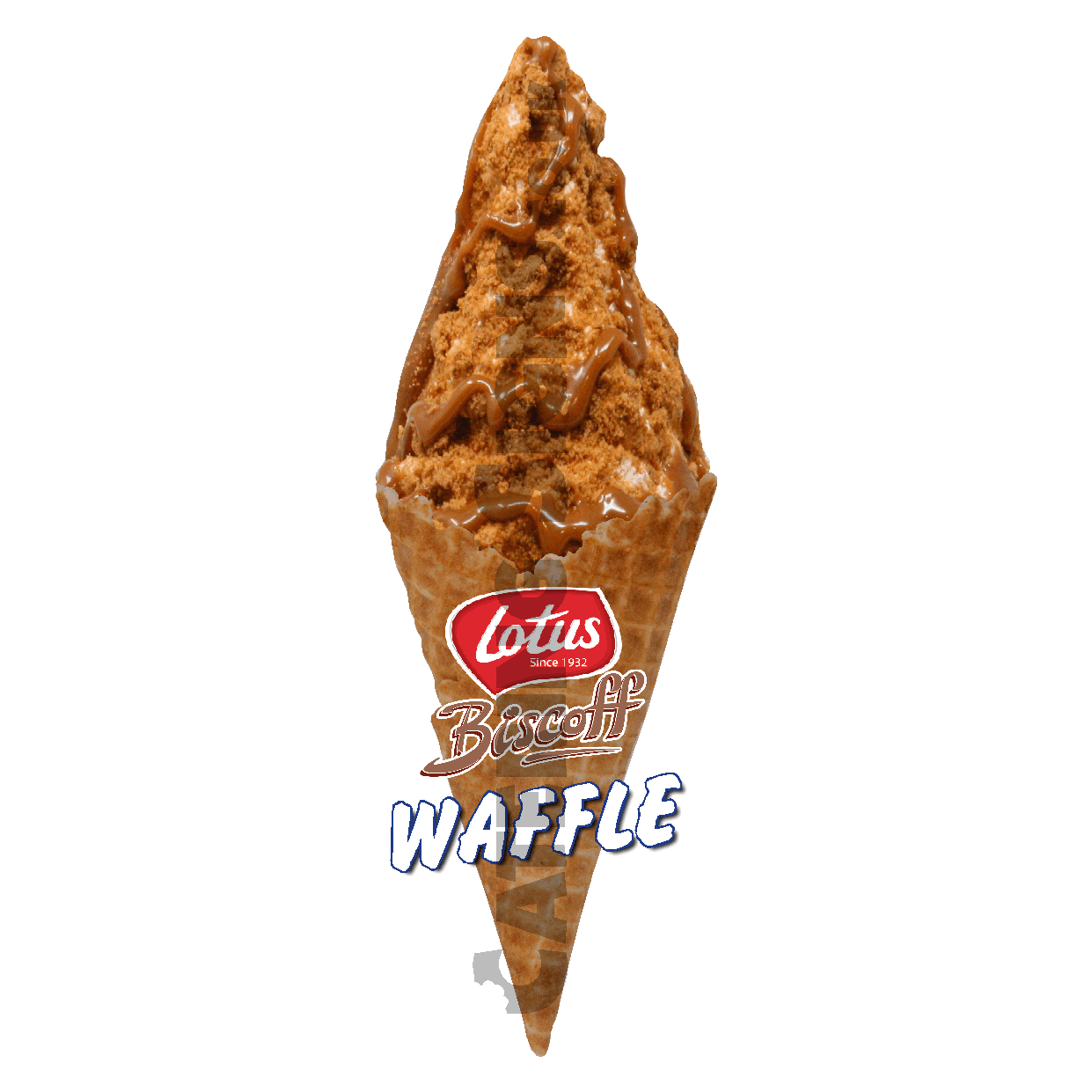 Lotus Biscoff Crumble - Waffle Cone