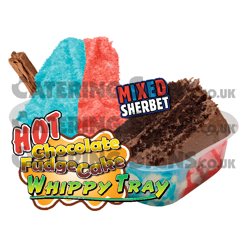 Mixed Sherbet Warm Chocolate Fudge Cake
