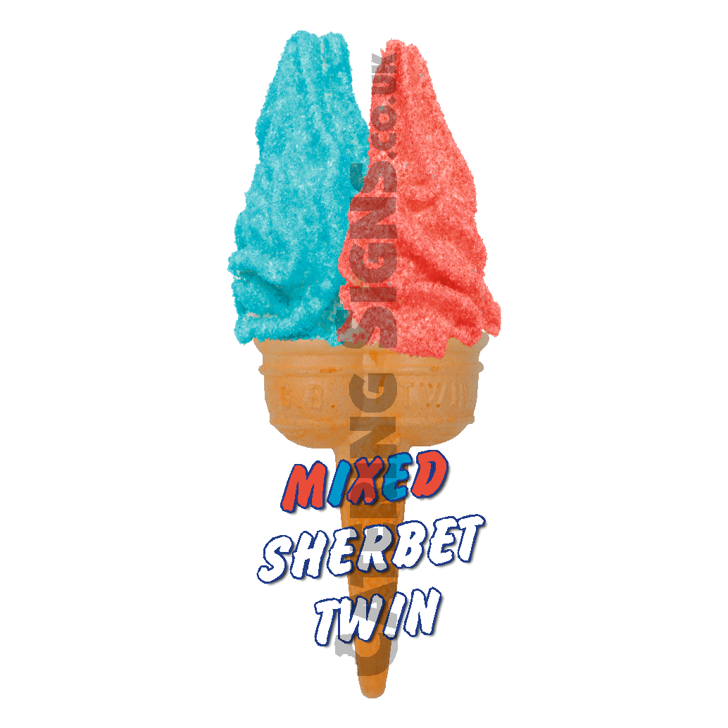 Mixed Sherbet - Twin Cone