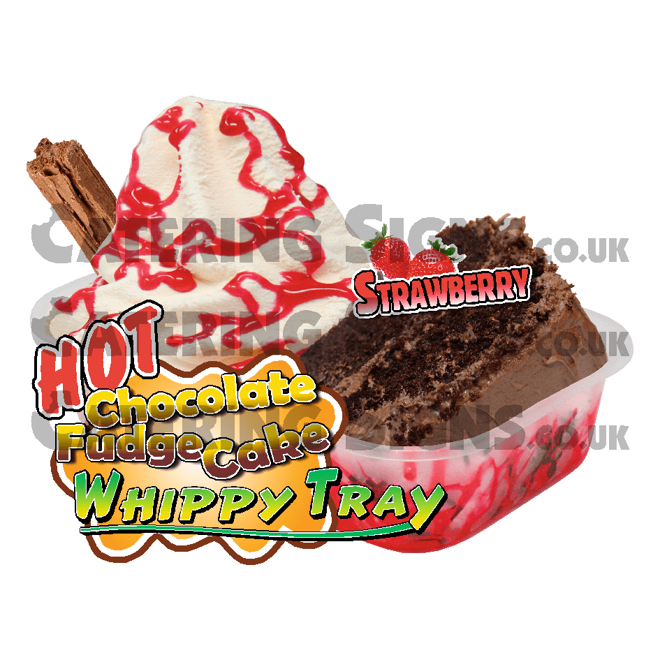 Strawberry Warm Chocolate Fudge Cake