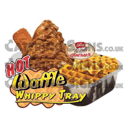 Lotus Biscoff Crumble Warm Waffles