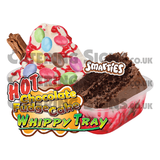Smarties Warm Chocolate Fudge Cake