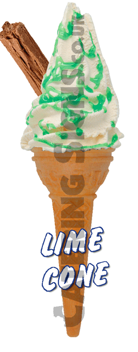 Single Lime Cone